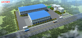 工厂整体规划设计案例鸟瞰图