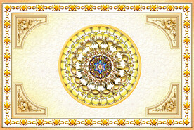 欧式立体花纹软膜天花