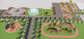 广场规划设计案例效果图