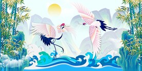 中式背景墙