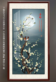 玄关梅花装饰画