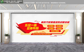 党建五位一体文化墙