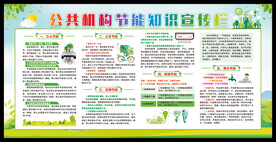 公共机构节能知识宣传栏