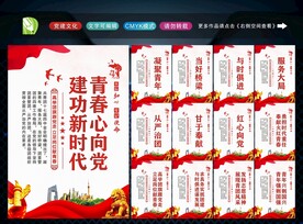 共青团展板 