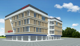 创意中心办公楼设计案例效果图