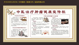 中医治疗肿瘤宣传栏