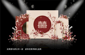 香槟色婚礼舞台