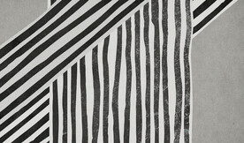 黑灰色抽象线条地毯