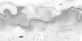 玄关山水装饰画