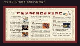 中医预防心脑血管病宣传栏