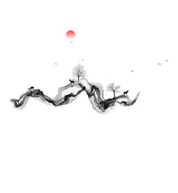 高清分层透明底推拉门打印图