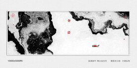 水墨画软膜天花