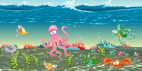 儿童房卡通背景