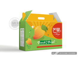 芒果包装 平面图