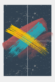 莫兰迪配色古风毛笔水墨笔刷素材