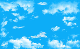 蓝天白云
