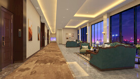 酒店过道走廊设计案例效果图