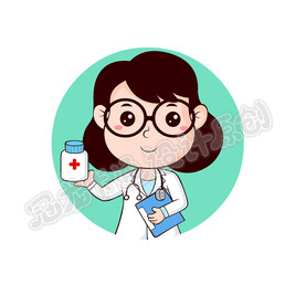卡通女医生头像版