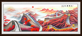 长城山水画