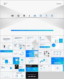 高端商务动态总结答辩ppt模板