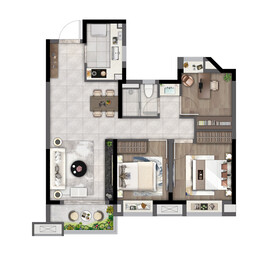 户型图 家配图 洋房图图片