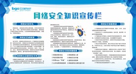 网络安全展板