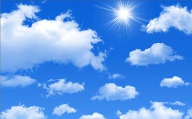 蓝天白云
