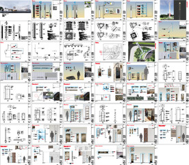 现代高端大气小区标识