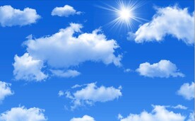 蓝天白云