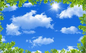 蓝天白云