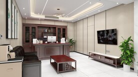 大气简约办公室装修效果