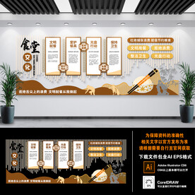 食堂文化墙