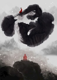 禅意水墨画