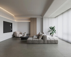 仿古砖 客厅 简约风格