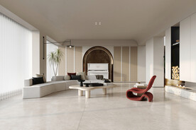 仿古砖 客厅 简约风格