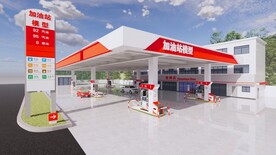 加油站模型