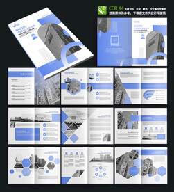 蓝色医疗法律企业画册