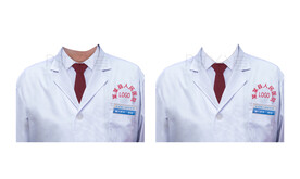 男医生衣服psd