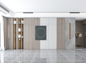 现代客厅背景墙