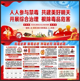 禁毒展板