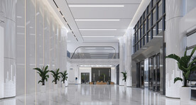 办公楼大堂效果图