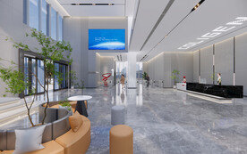 办公楼大堂效果图
