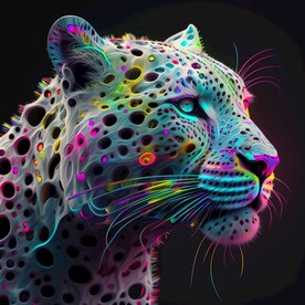 艺术花豹金钱豹