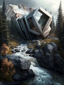 森林中的别墅设计