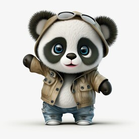 可爱的大熊猫