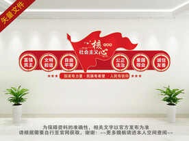 社会主义核心价值观文化墙