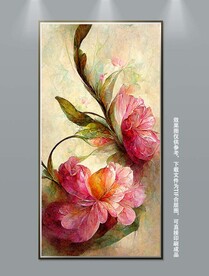 北欧美式花卉装饰画