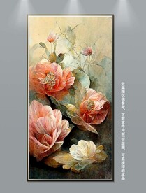 后现代立体花卉装饰画
