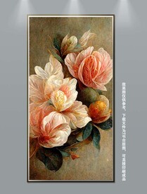 美式复古花卉装饰画
