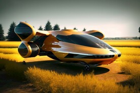 科幻飞行跑车